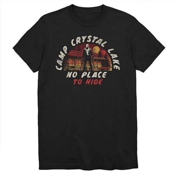 FRIDAY THE 13TH HALLOWEEN T-SHIRT CRYSTAL LAKE SIZE L - Picture 4 of 5